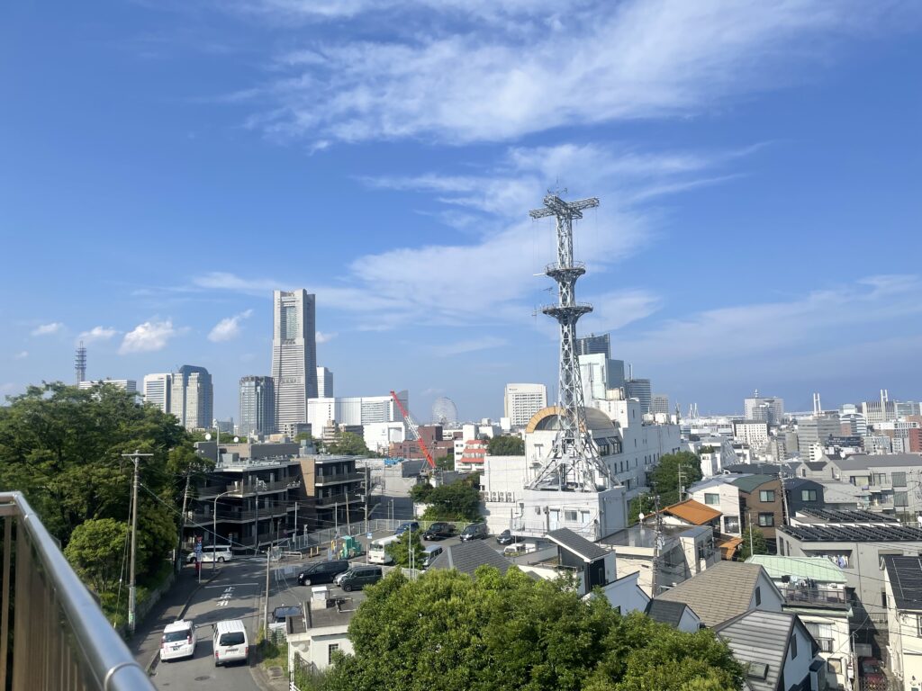 野毛山公園展望台からの景色